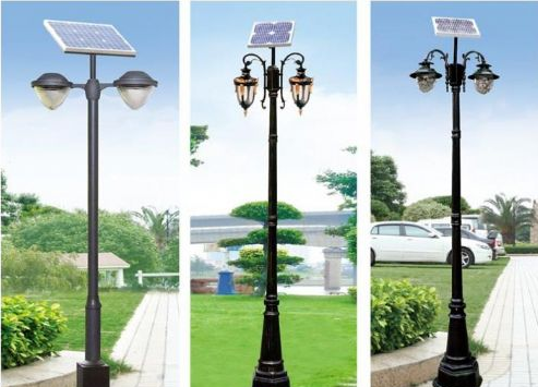 3米4米太陽能庭院燈多少錢一盞